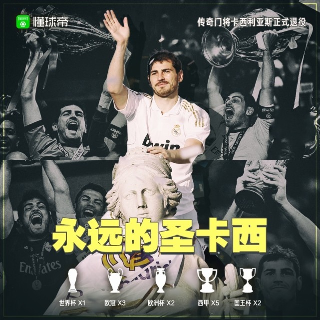 西班牙传奇门将卡西利亚斯宣布退役