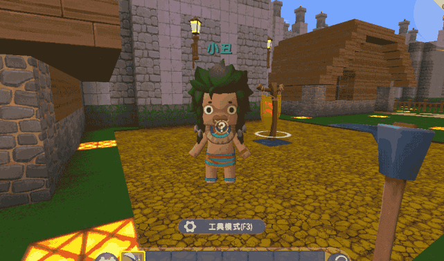 迷你世界生存模式大更新达奇装扮免费赠送野人成为帮手