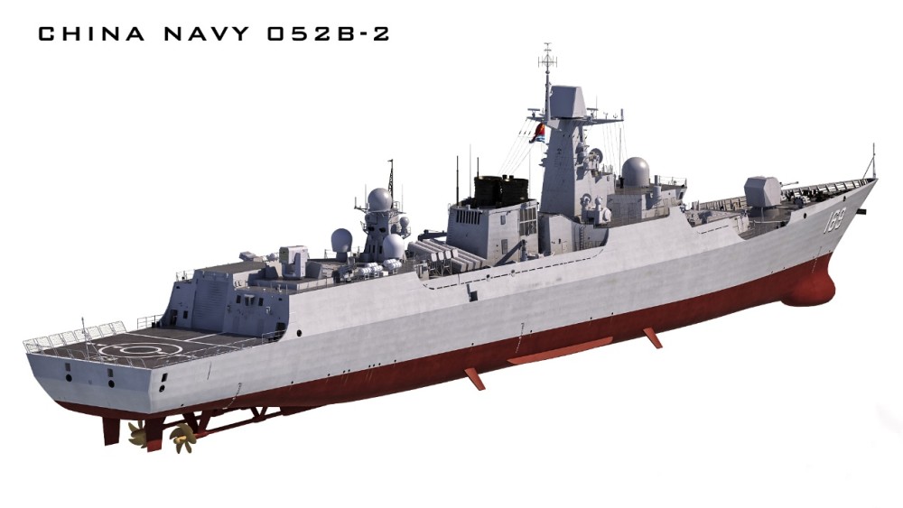 网友雨中拍摄改装中的052b驱逐舰,当年主力舰魔改超越054b?_腾讯新闻