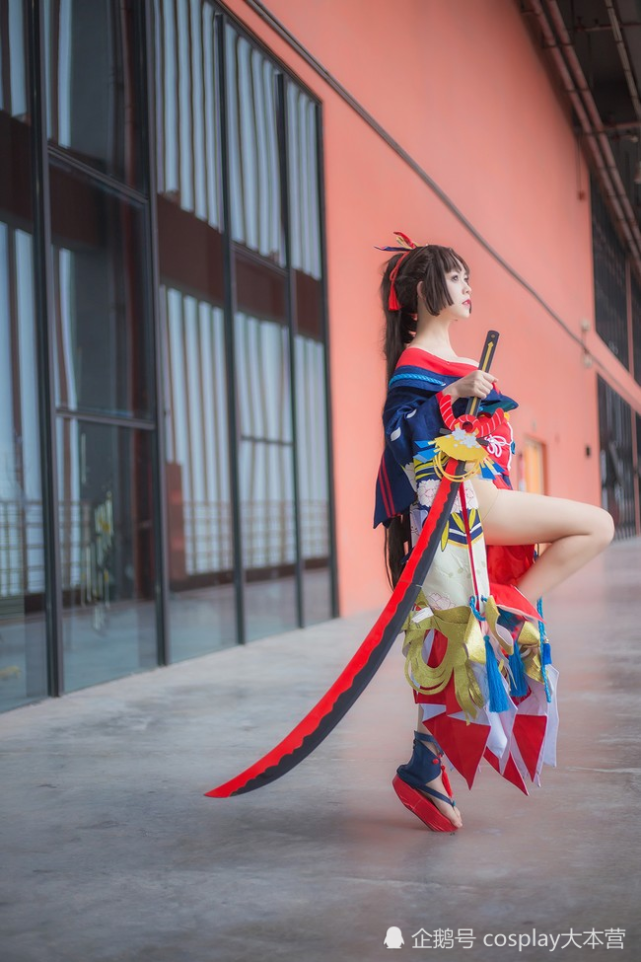 阴阳师妖刀姬cos场照桃昔