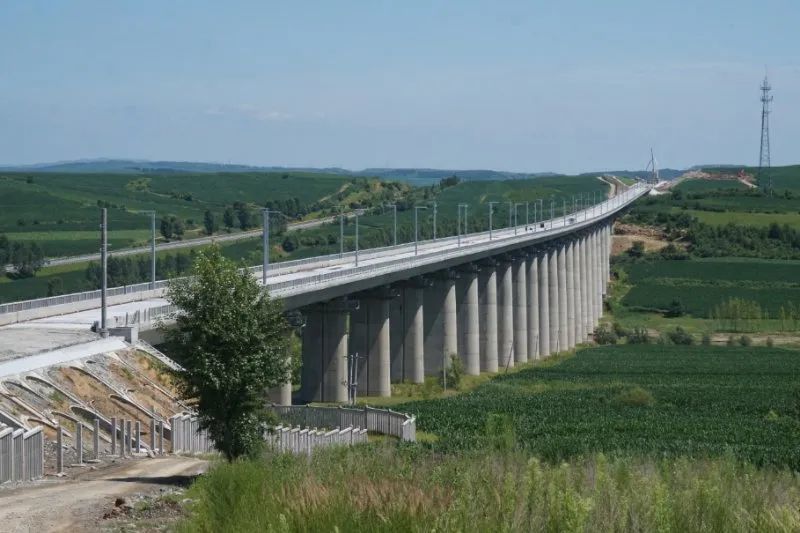 牡佳铁路客运专线鸡西段如火如荼建设中