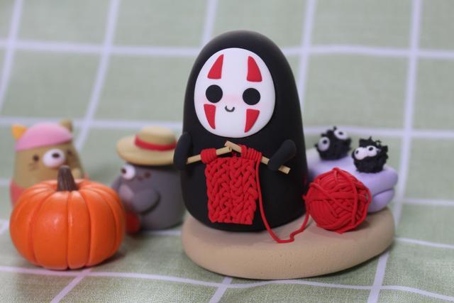 博士爱抗菌粘土教程——无脸男