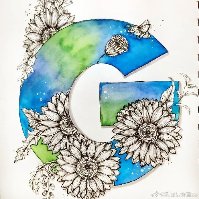 史上最全最好看的字母设计手绘,你要的全都在里面,一定要收藏哦!