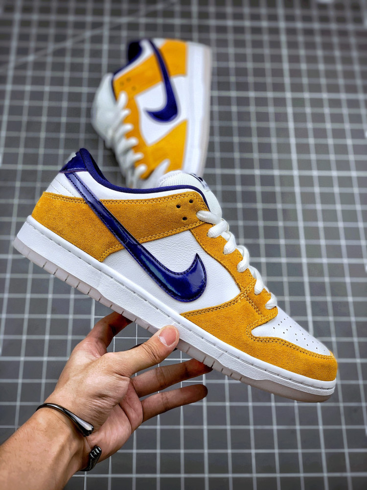 nikesbdunklowlaserorange湖人紫金配色