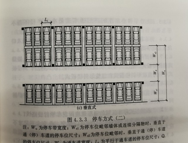 30斜列式停车位尺寸图图片