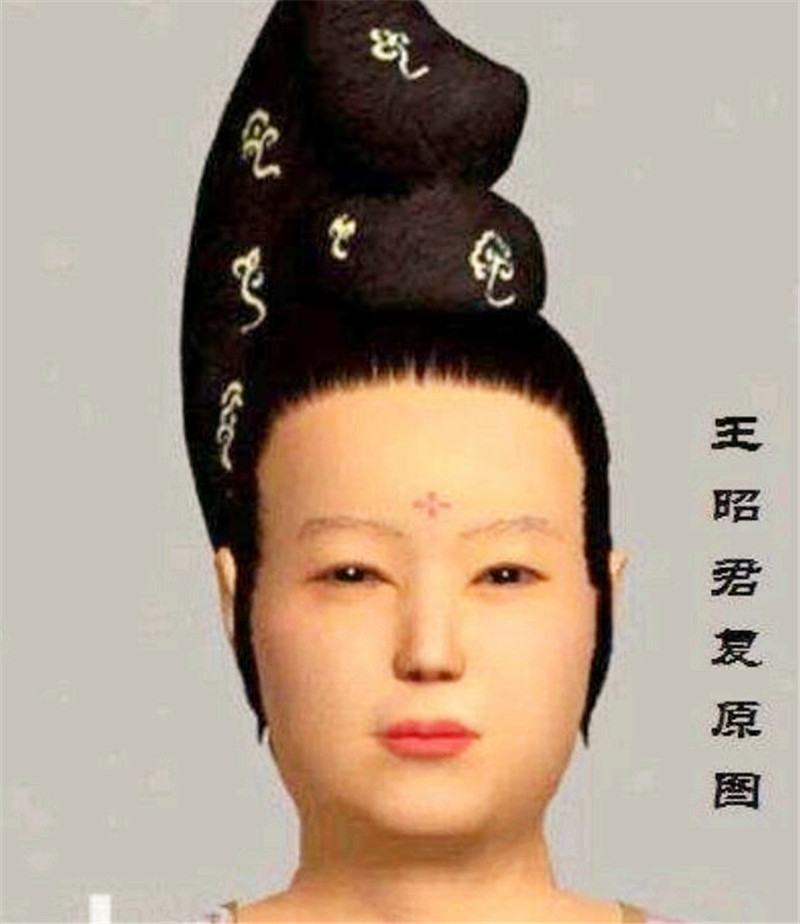 王昭君真实容貌被复原网友看后表示不能接受专家这是原貌