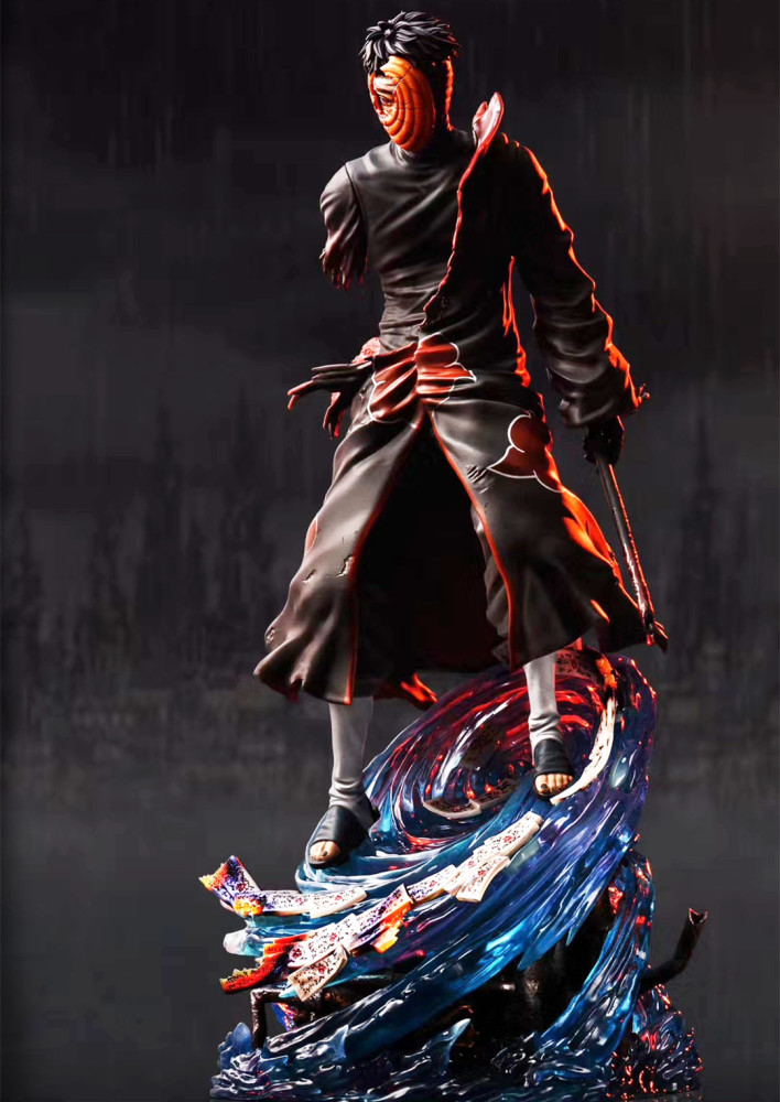 火影忍者 带土负伤手办 服饰灼烧感栩栩如生 铁棒细节特效细腻 腾讯新闻