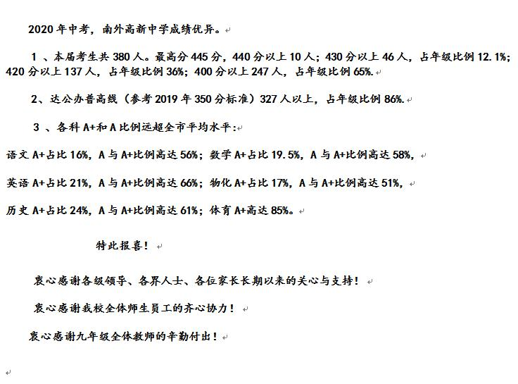 深圳中考学校排名_2020深圳中考各校喜报|附深圳初中学校升学率排名