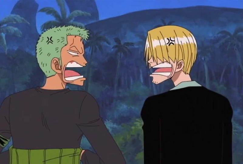 山治与索隆见面就打,不是为了女人?原来海贼王中还有那么多怨偶_腾讯