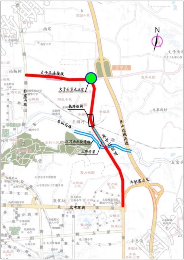 太原东中环北延工程最新进展:最高的铁路框构顶进完成