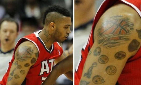nba球星纹身:迈克最搞笑,姚明看到笑岔气,勒布朗最霸气,没人敢这样干