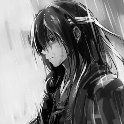 动漫暗黑男生头像 高冷 丧系