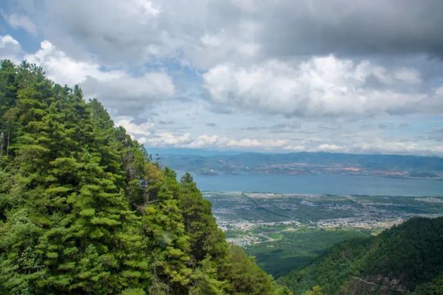 雨季徒步大理蒼山海拔2600米的玉帶雲遊路涼意十足