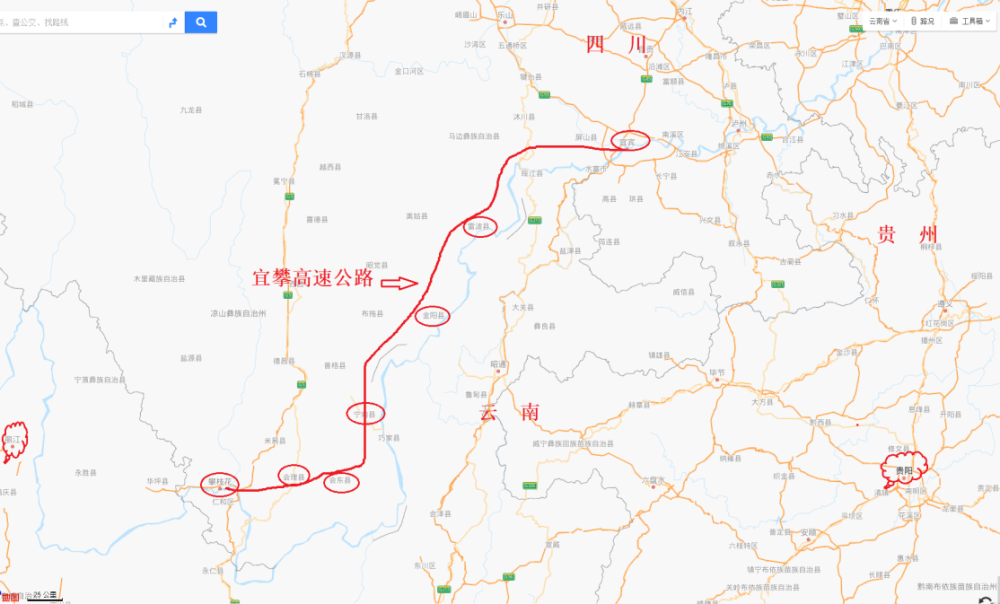 宜宾到攀枝花高速公路构建四川沿江快速大通道