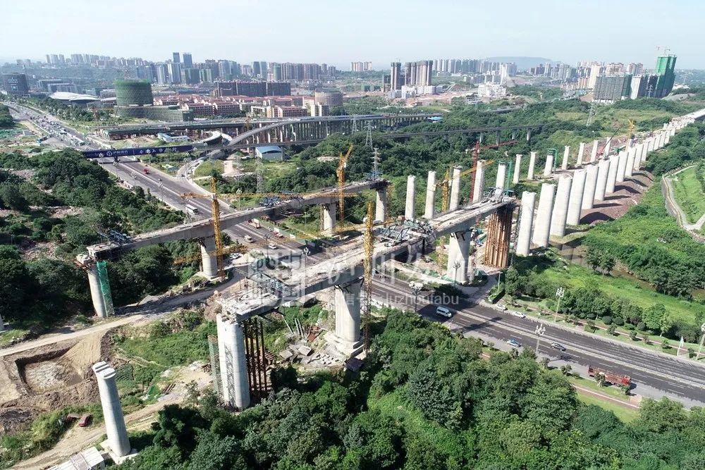 川南城际铁路泸州车站联络线特大桥成功合龙