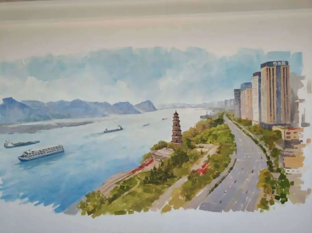 90后宜昌女孩妙笔扮靓街头