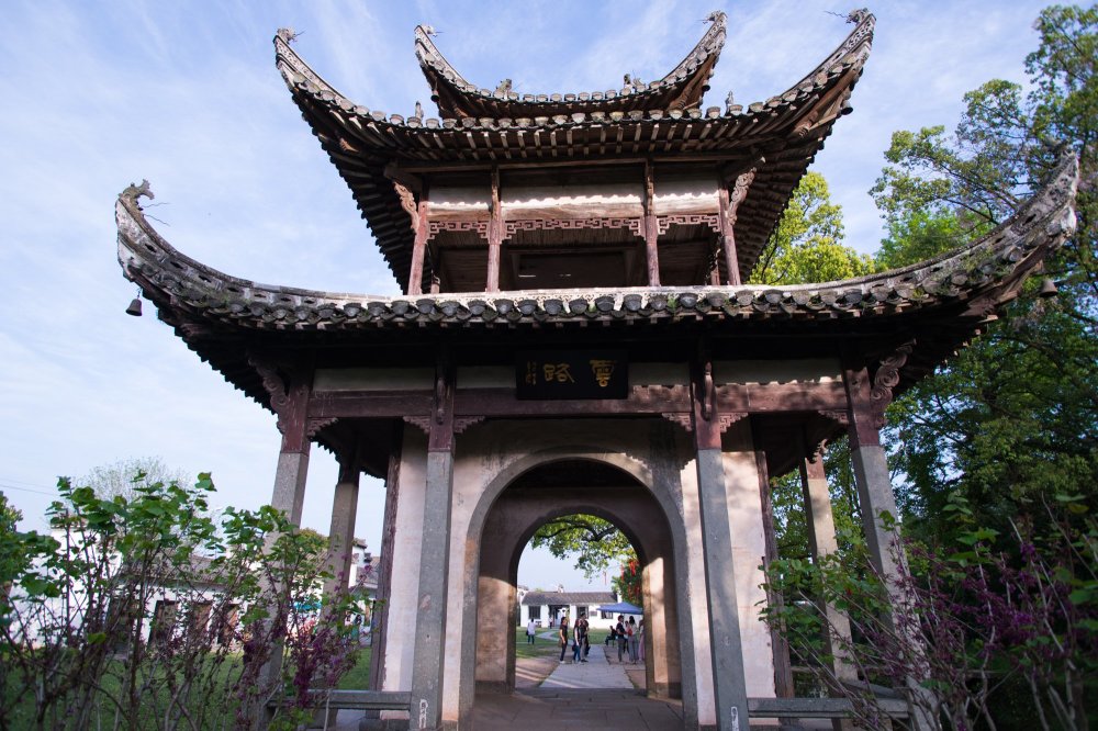 安徽唐模历史上的唐朝模范村被誉为中国水口园林第一村