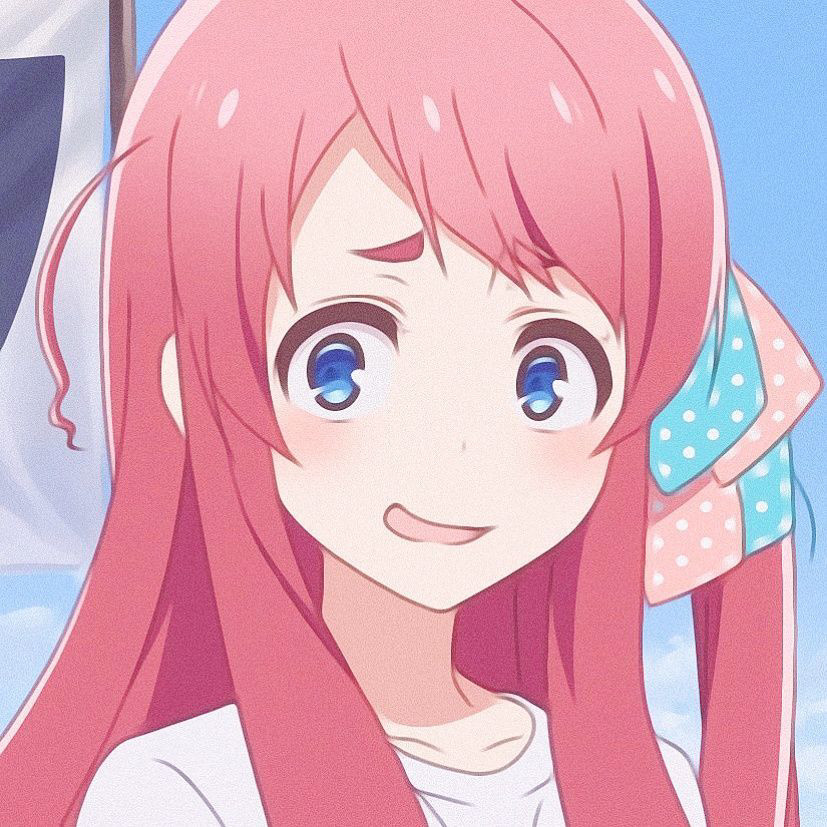 动漫女头红头发的小姐姐