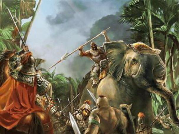 泰国古代战争图片