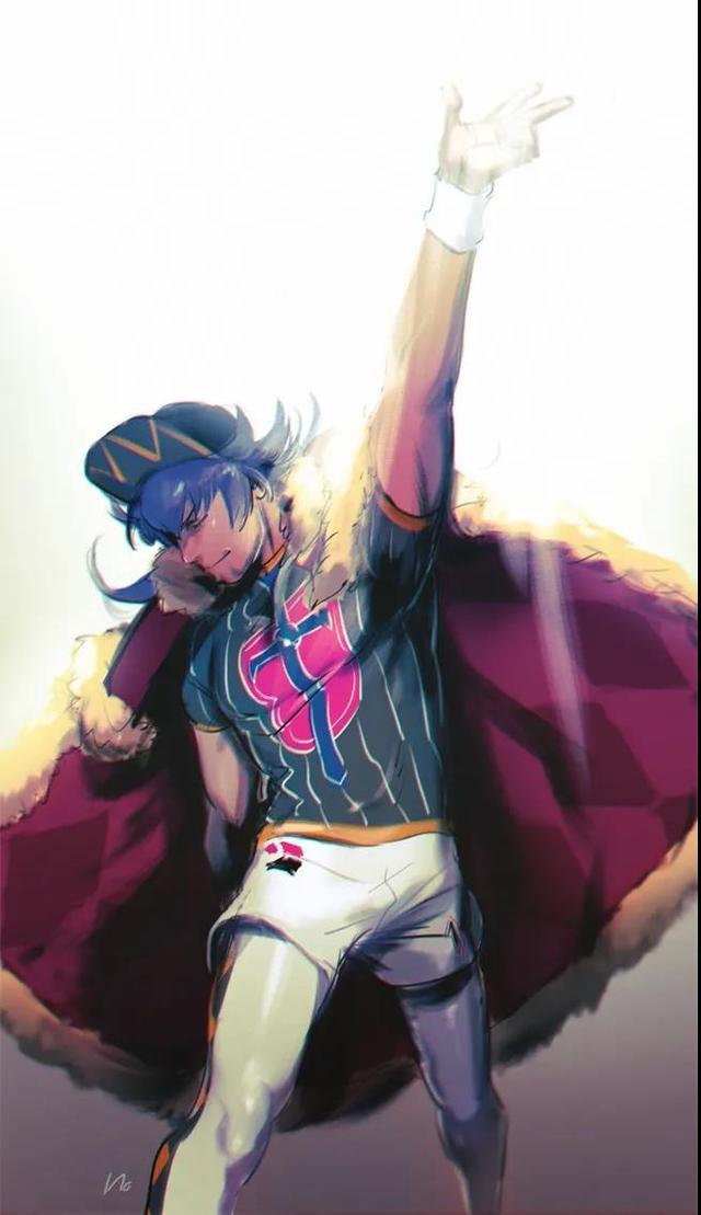 最有商业头脑的当属剑盾的丹帝了,出场时披风上小广告秀了大家一脸