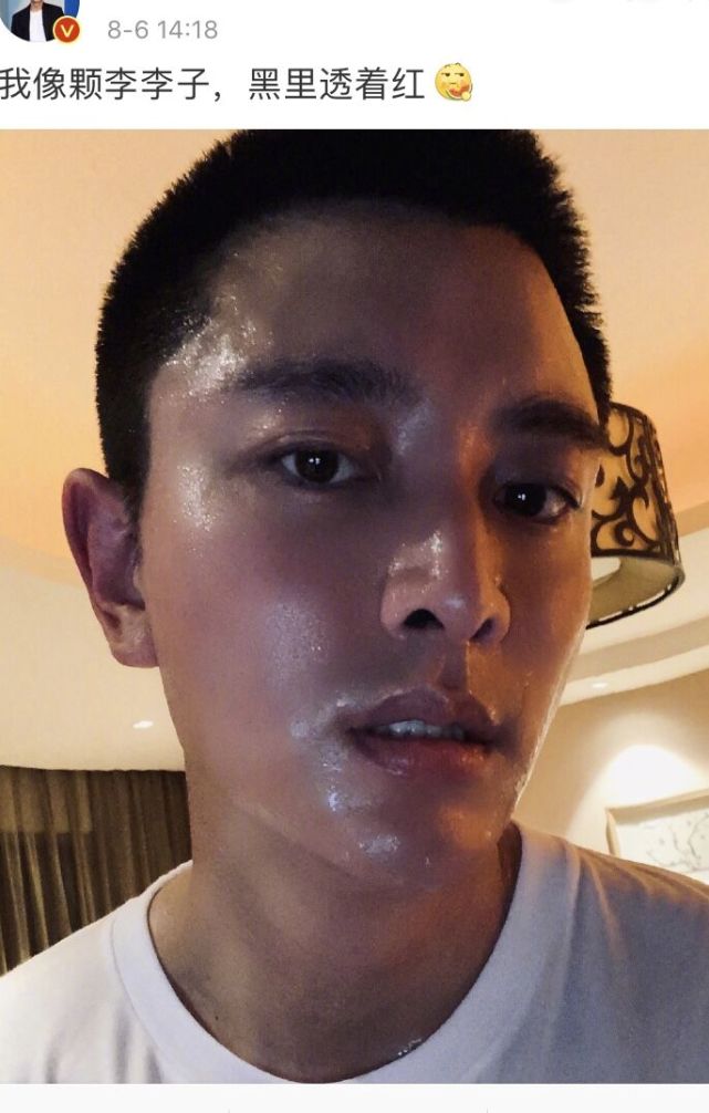 贾乃亮晒自拍皮肤黑到发亮幽默自侃疑仍忘不了前妻李小璐