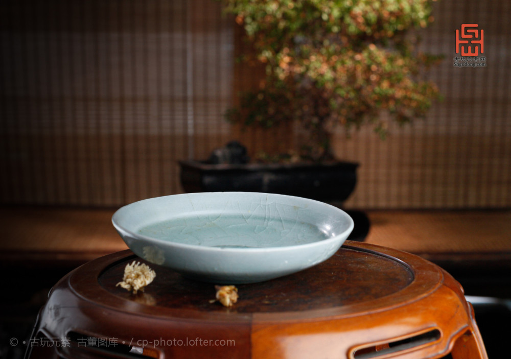 青釉|宋龙泉窑青釉刻花洗