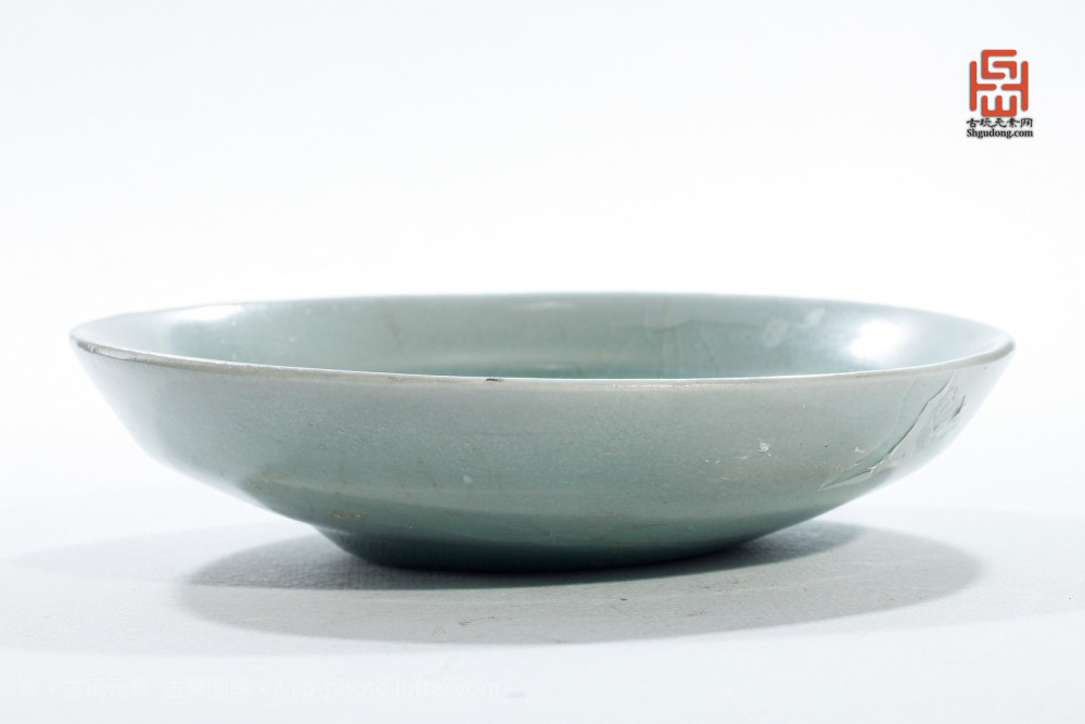 青釉|宋龙泉窑青釉刻花洗