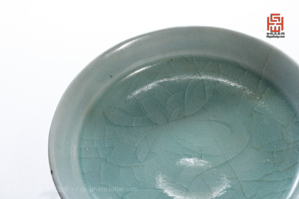 青釉|宋龙泉窑青釉刻花洗