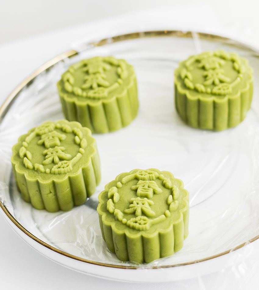 混合牛油果曲奇口味的香菜月饼巴巴爸爸带来五十周年联名周边