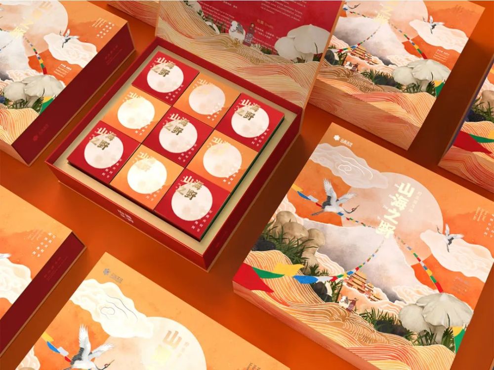 纸雕|盛世中华中秋礼盒包装，纸雕艺术也太美了吧！