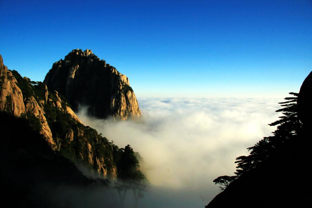 感受黃山天下無山