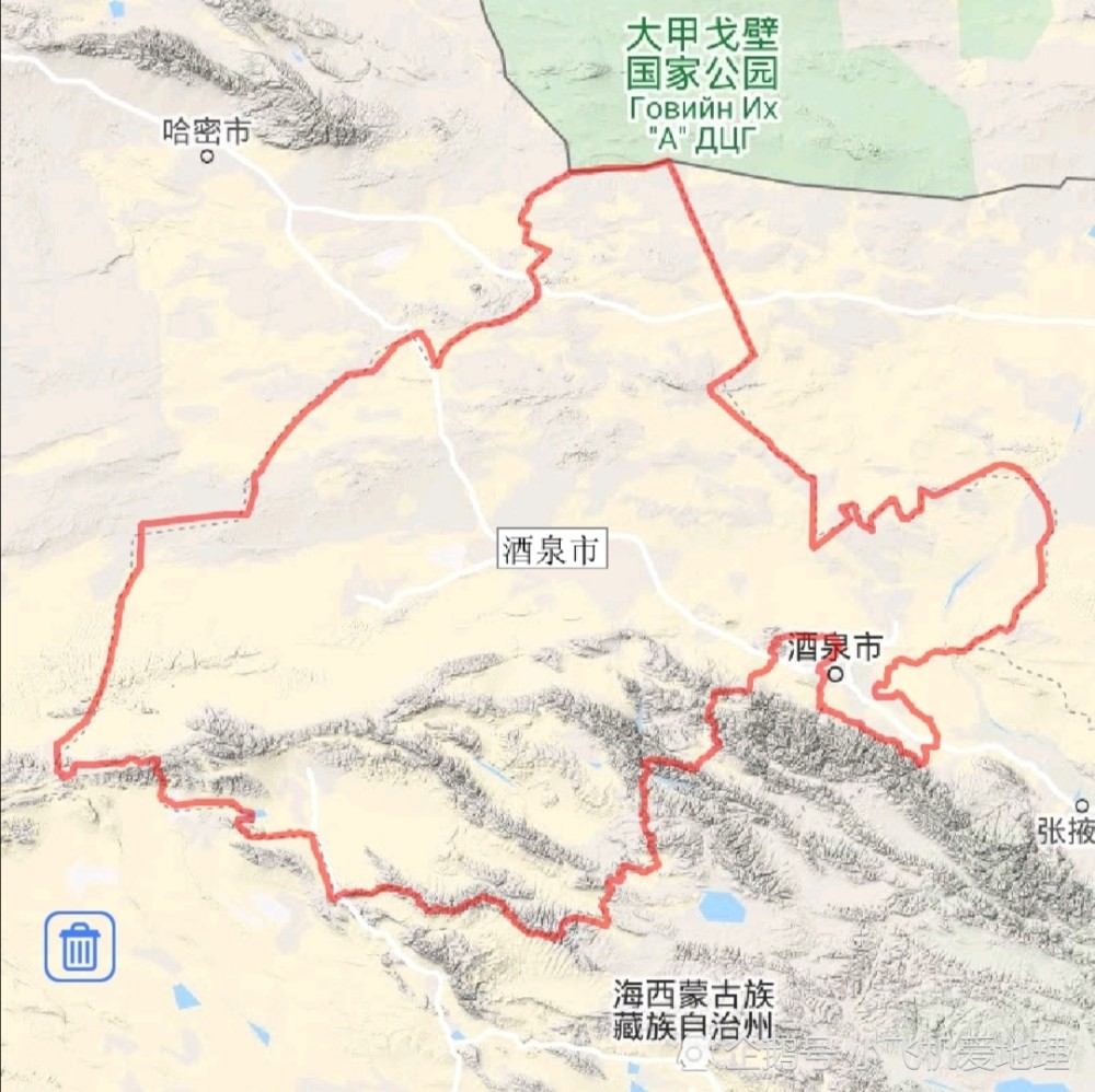 甘肃省酒泉市城区面积排名,肃州区最大,肃北县最小,你知道吗?