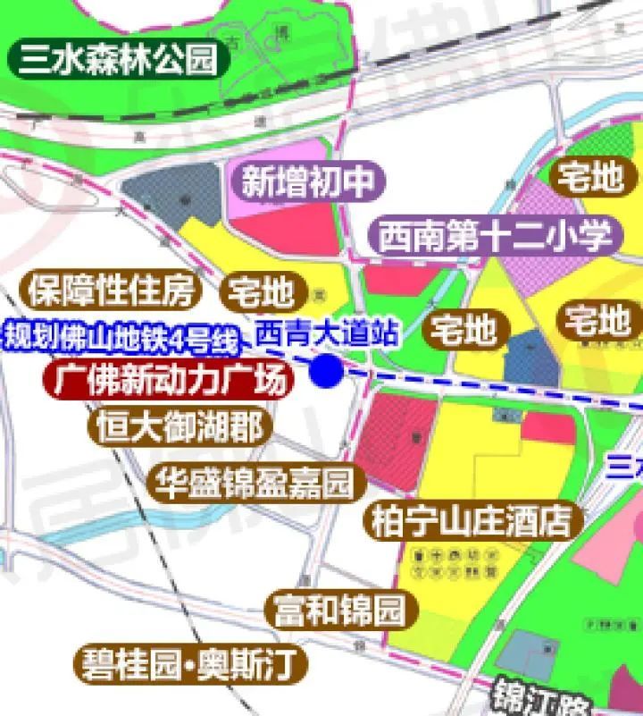 广海大道沿线将设置3个站点,分别为西青大道站,三水医院站和西南街道