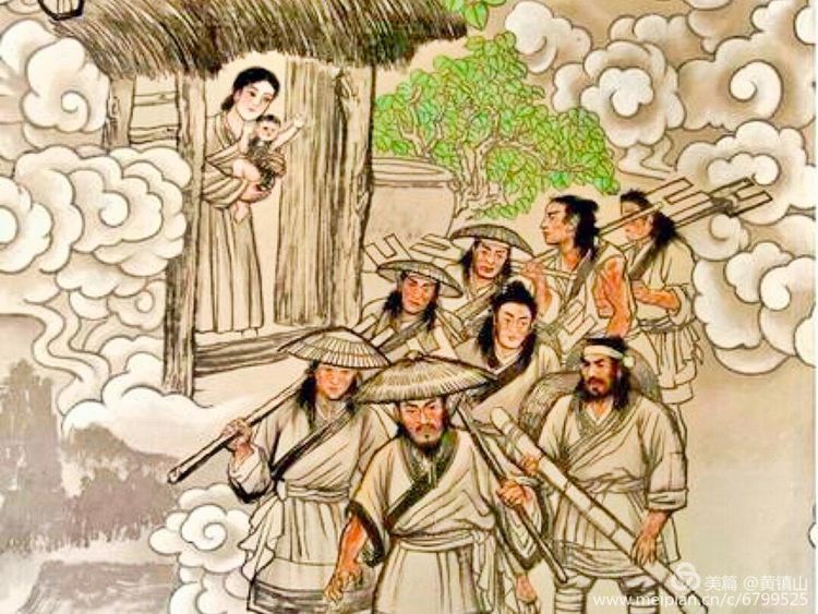 (满十月涂山氏女娲生启,启不见父)启呱呱而泣.