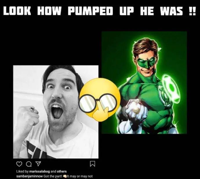 可以安心了扎导正联绿灯侠演员另有其人暗示戏份长达30分钟