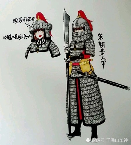 总的来说,金国铁浮屠的装备和宋军没事区别,宋军精锐部队也是重甲在身