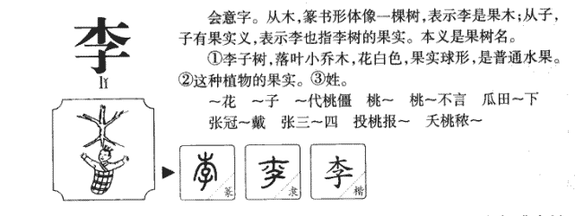 说文解字之李