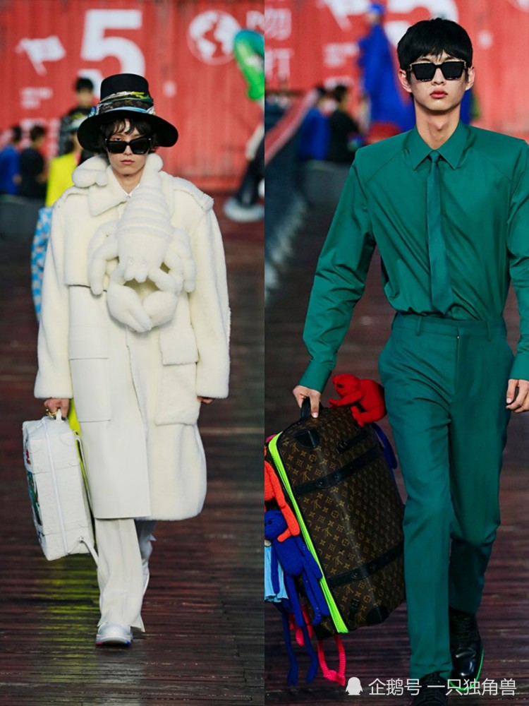 吴亦凡扛着玩偶为lv走秀网友他是怎么忍住不笑的