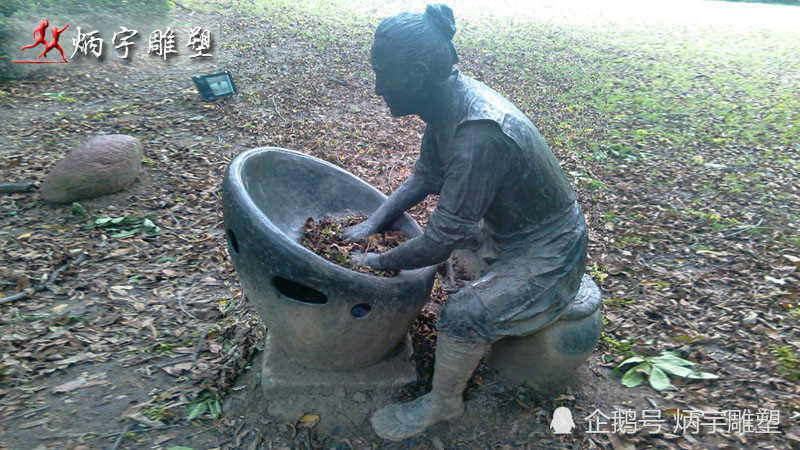 雕塑|五千年的风和雨，世世代代将美德传