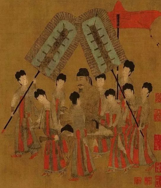 阎立本|【名画赏析】唐·阎立本-《步辇图》