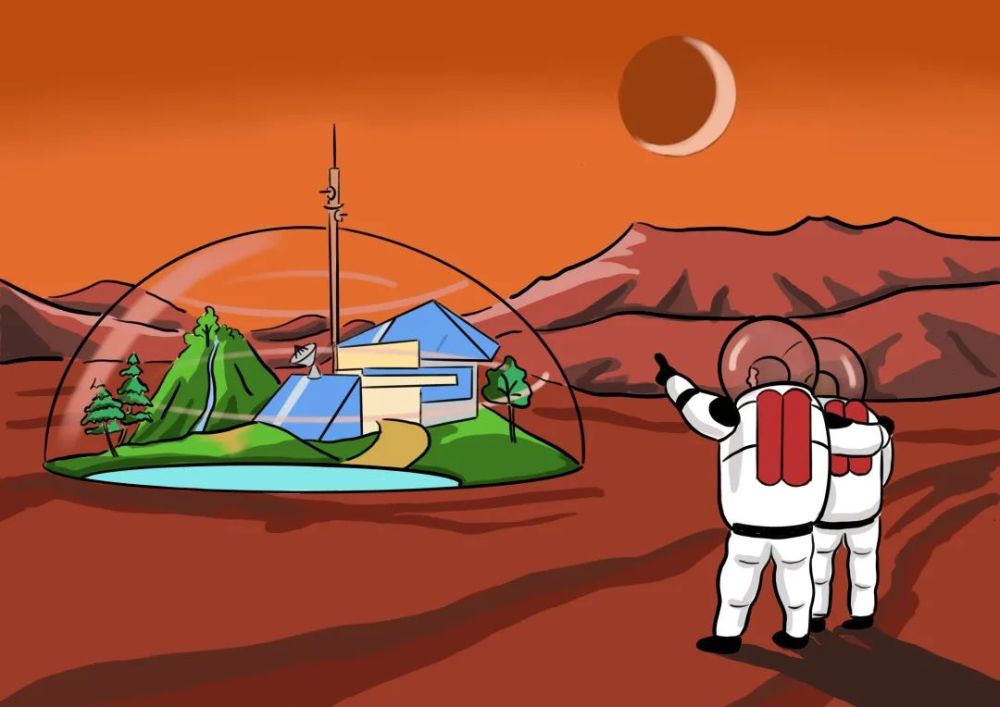 小小火星基地作者:袁皓宇作品:火星乐园作者:张逸扬作品:火星家园作者