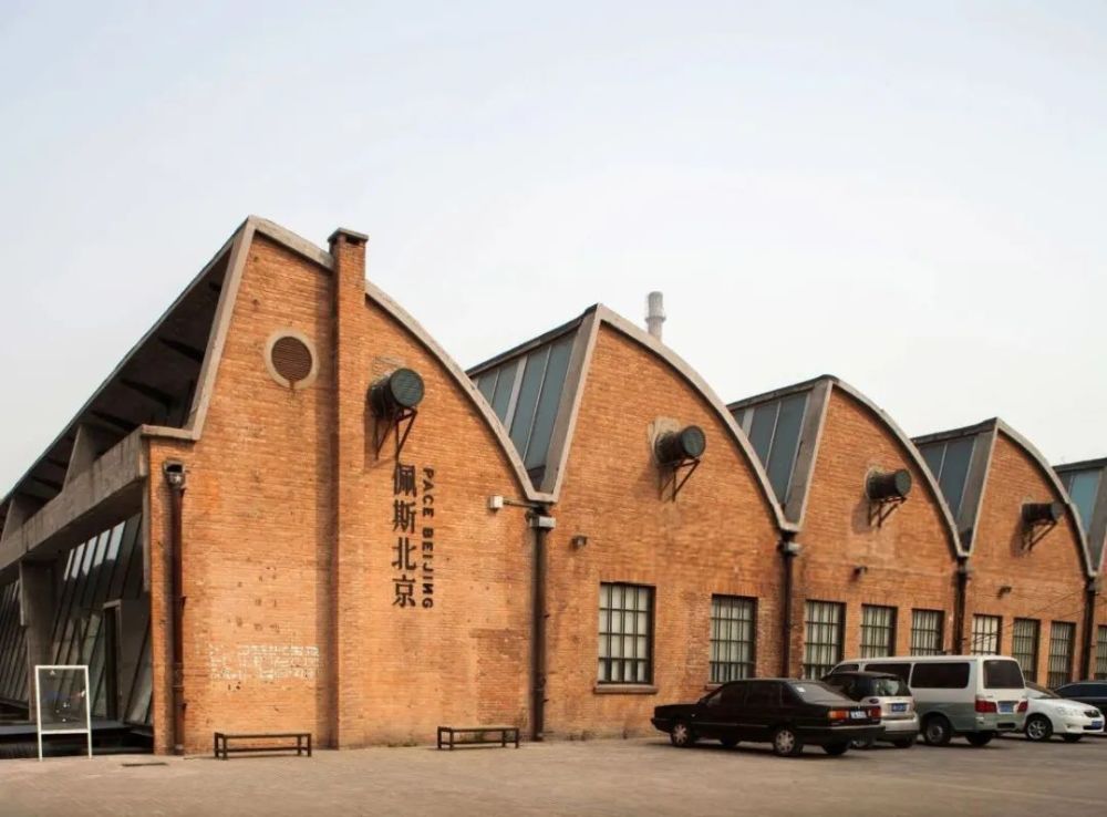 798艺术区里德国包豪斯建筑风格的老厂房 .