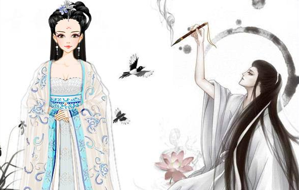 (不太确定的芙蓉髻)这里也就不好放一些发髻的图片啦,大家可以参考一