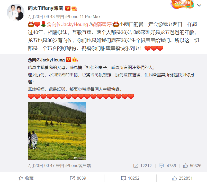 向佐|向佐正式官宣将升级做爸，晒新写真瘦到判若两人，两颊凹陷太憔悴