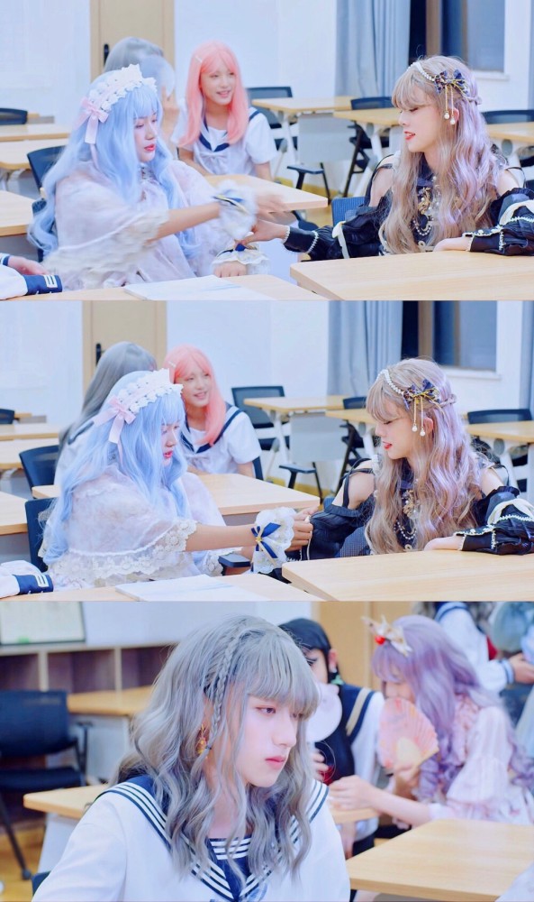 tf家族三代全员男扮女装,jk制服和洛丽塔,全员小公主的水平_腾讯新闻