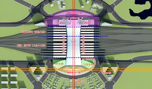 濟南新東站為什麼沒有北廣場?如今規劃出來了,設長途汽車站