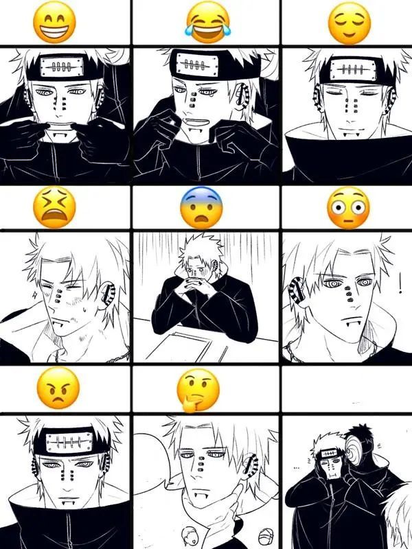 晓组织上了时尚杂志封面,最后佩恩的表情包亮了