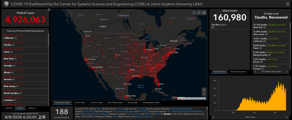 美国_社会|美国新增55696例确诊，累计4926063万例