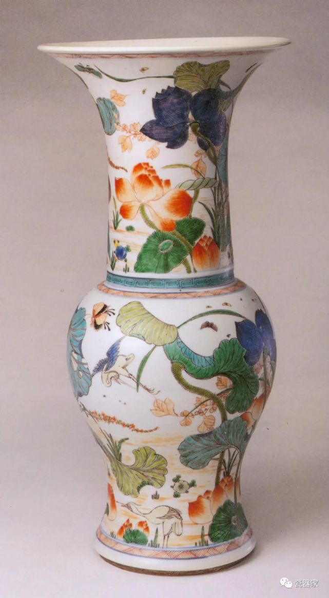 恭王府博物馆精品陶瓷欣赏 荷塘花鸟图 窑变釉 陶瓷 恭王府博物馆 纹饰 款识