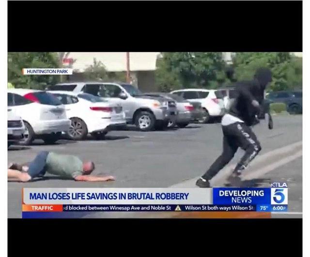 美国_社会|有那么“巧”？美国男子刚走出银行就被抢走毕生积蓄140万